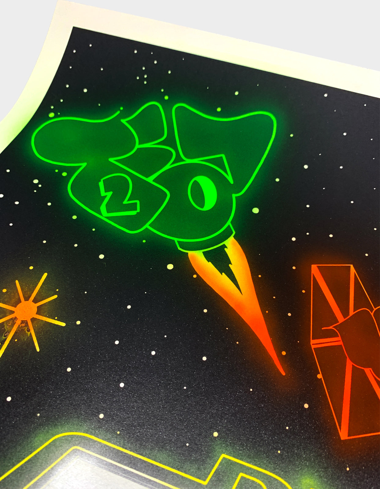 Teach Yeah Wars Hand-Finished Screen Print, 01 of 20