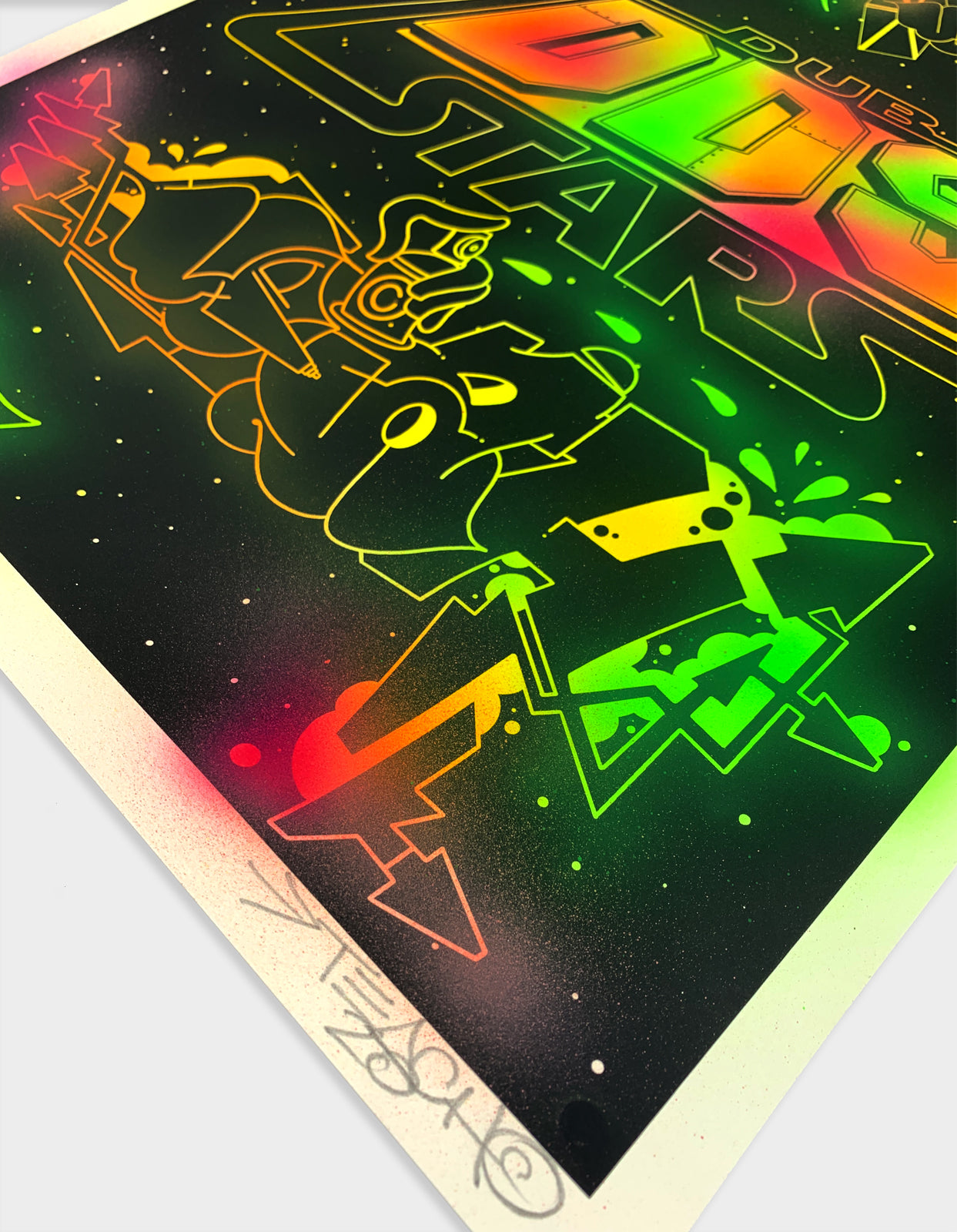 Teach Yeah Wars Hand-Finished Screen Print, 11 of 20