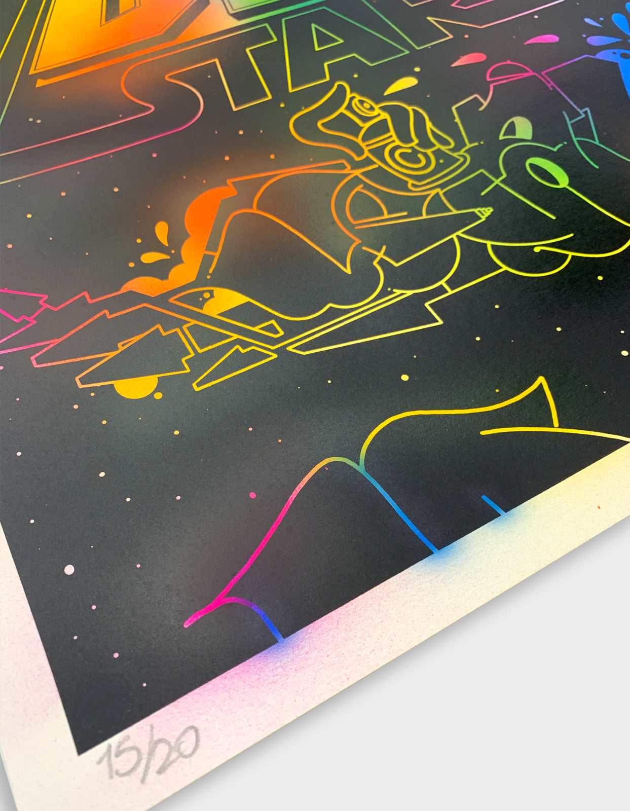 Teach Yeah Wars Hand-Finished Screen Print, 15 of 20