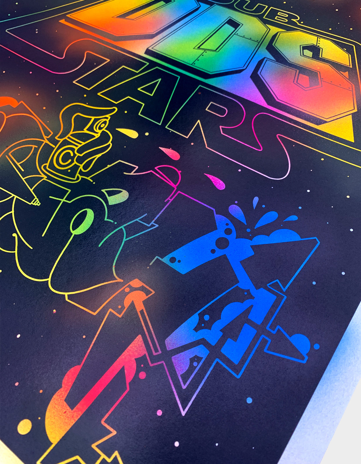 Teach Yeah Wars Hand-Finished Screen Print, 15 of 20