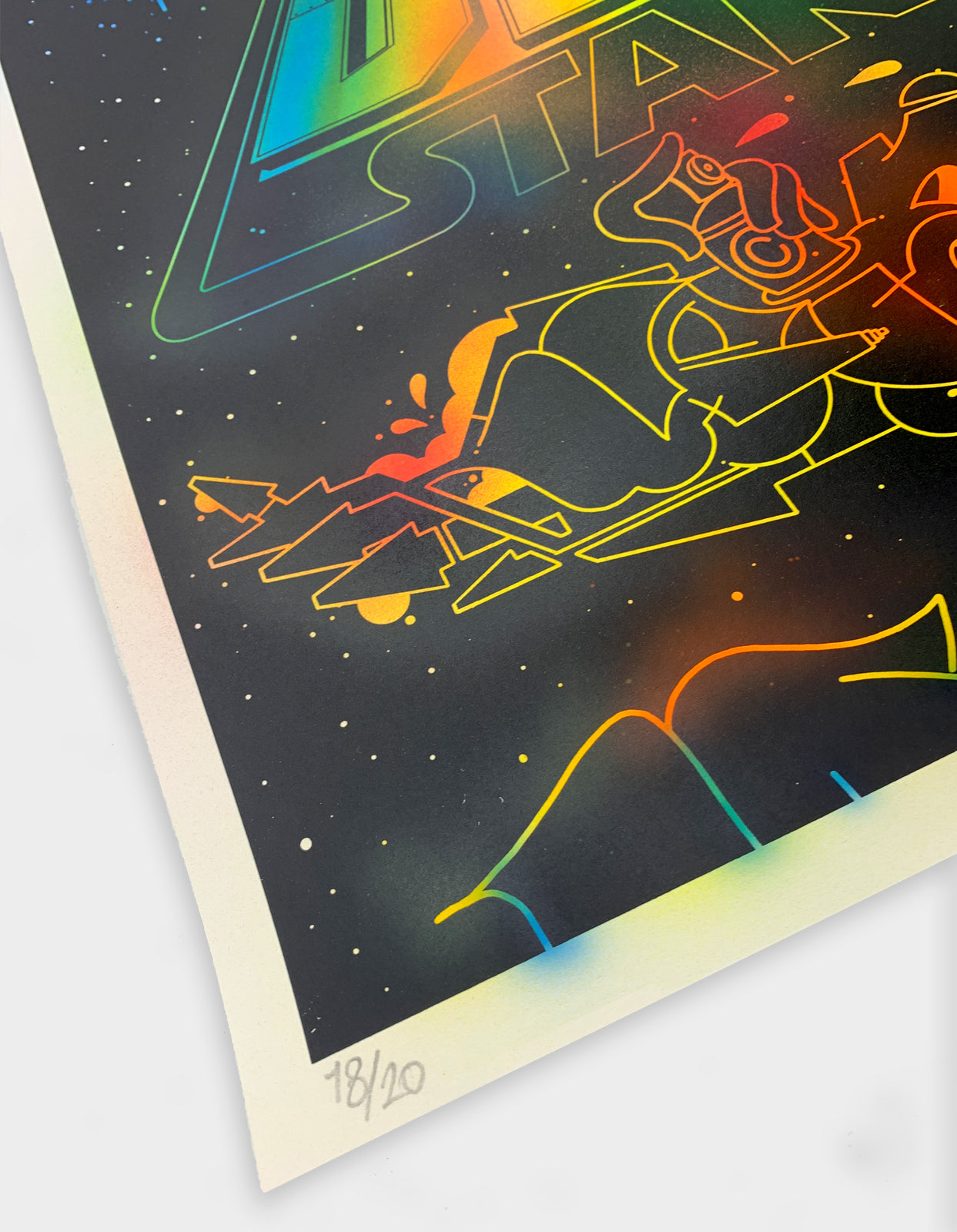 Teach Yeah Wars Hand-Finished Screen Print, 18 of 20