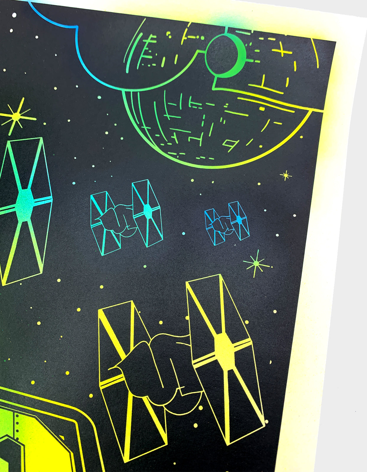 Teach Yeah Wars Hand-Finished Screen Print, 18 of 20