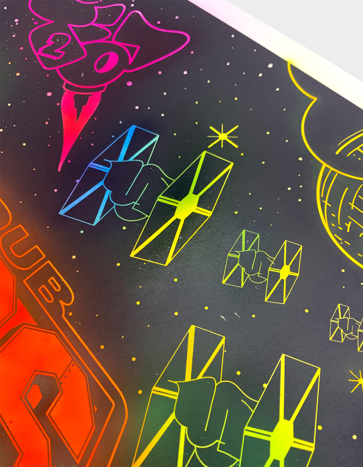 Teach Yeah Wars Hand-Finished Screen Print, 19 of 20