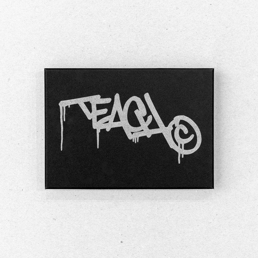 Teach - Mild Steel Sculpture - Red (LAST ONE)