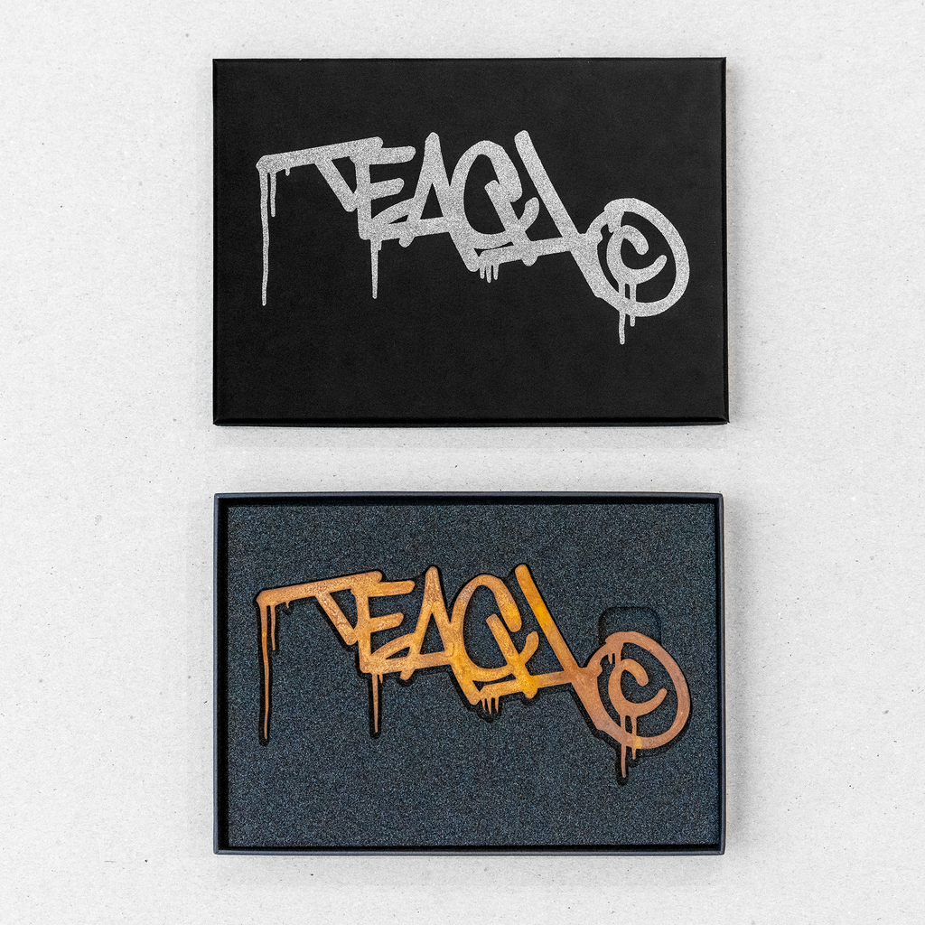 Teach - Mild Steel Sculpture - Rust