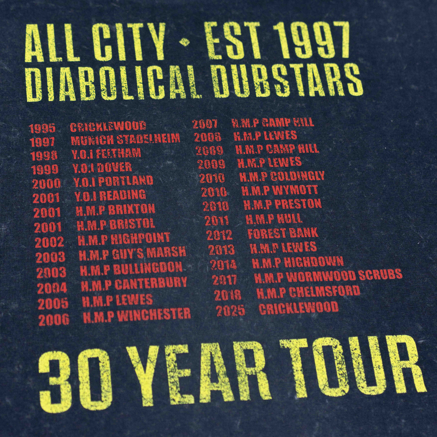 ZONK - AC DDS - 30 YEAR TOUR - T-SHIRT