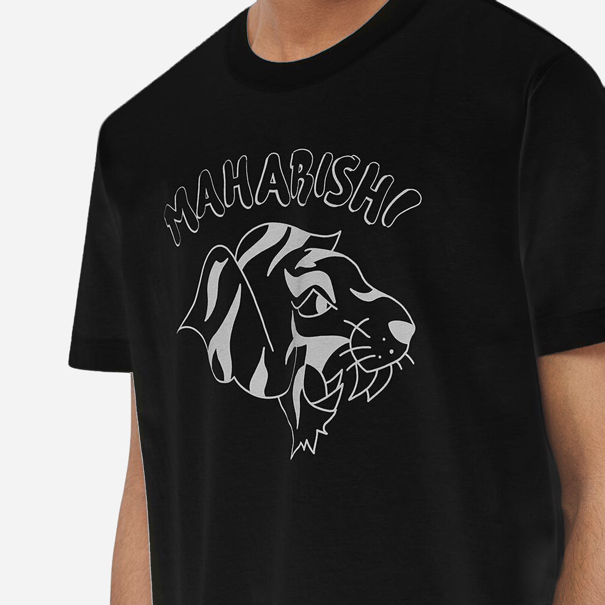 Teach x Maharishi Tiger - 2022 Black T-shirt (DEADSTOCK)
