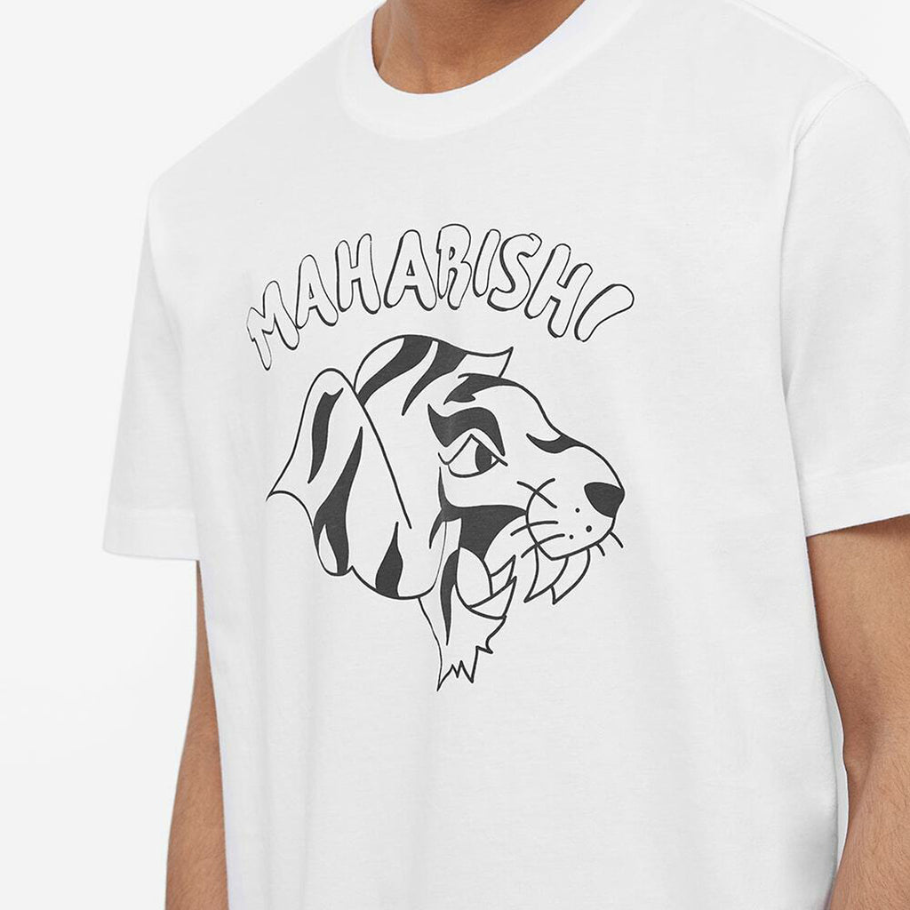 Teach x Maharishi Tiger - 2022 White T-shirt (DEADSTOCK)