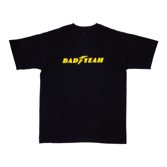 Bad Yeah Logo T-Shirt, black/yellow