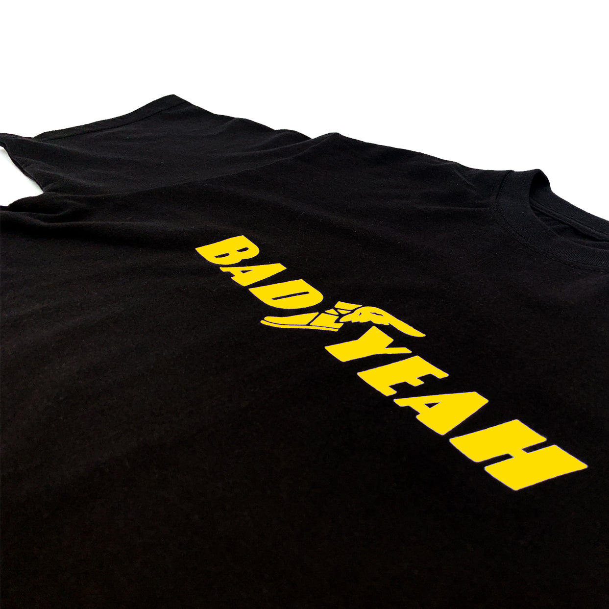 Bad Yeah Logo T-Shirt, black/yellow