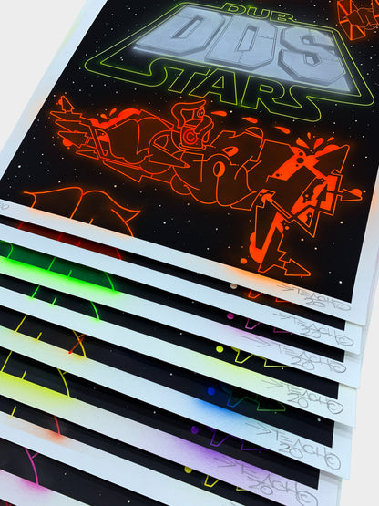 Teach Yeah Wars Hand-Finished Screen Print, 07 of 20