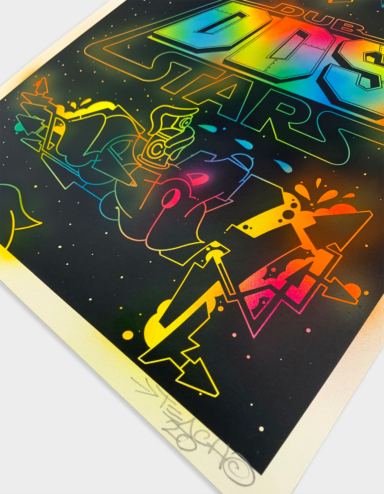 Teach Yeah Wars Hand-Finished Screen Print, 12 of 20