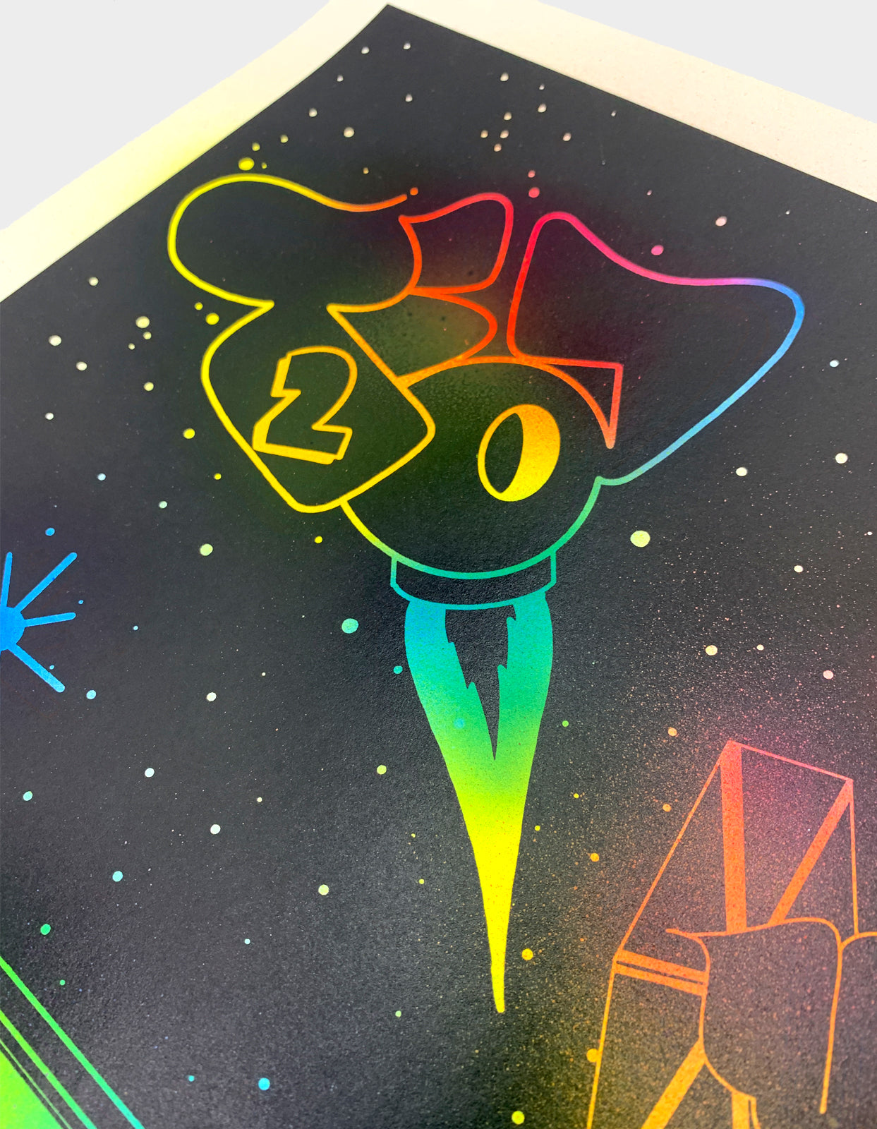 Teach Yeah Wars Hand-Finished Screen Print, 15 of 20