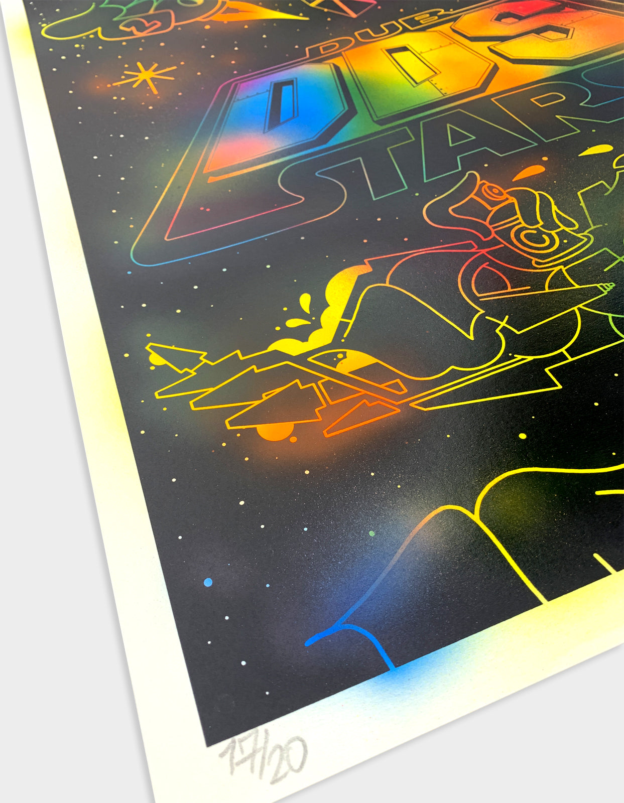 Teach Yeah Wars Hand-Finished Screen Print, 17 of 20