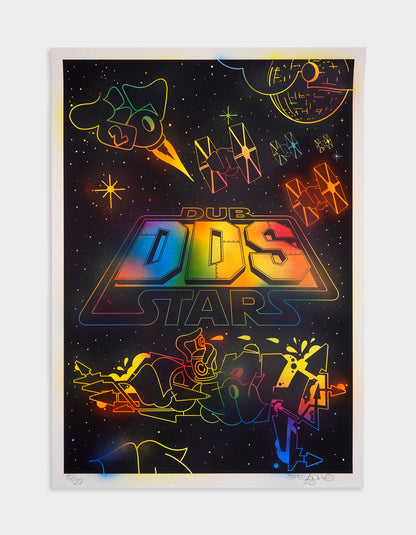 Teach Yeah Wars Hand-Finished Screen Print, 17 of 20